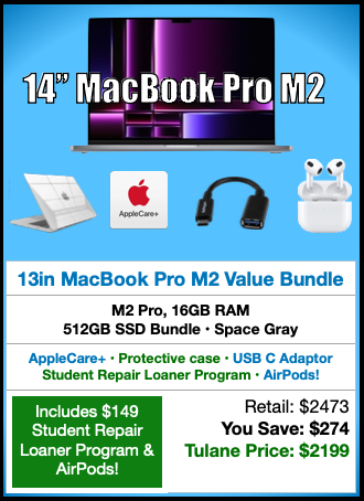 14in MacBook Pro M2-Pro/16GB/512GB Good Bundle with Airpods