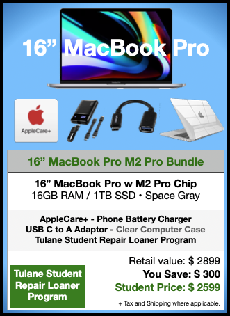 16in MacBook Pro M2-Pro/16GB/512GB Bundle